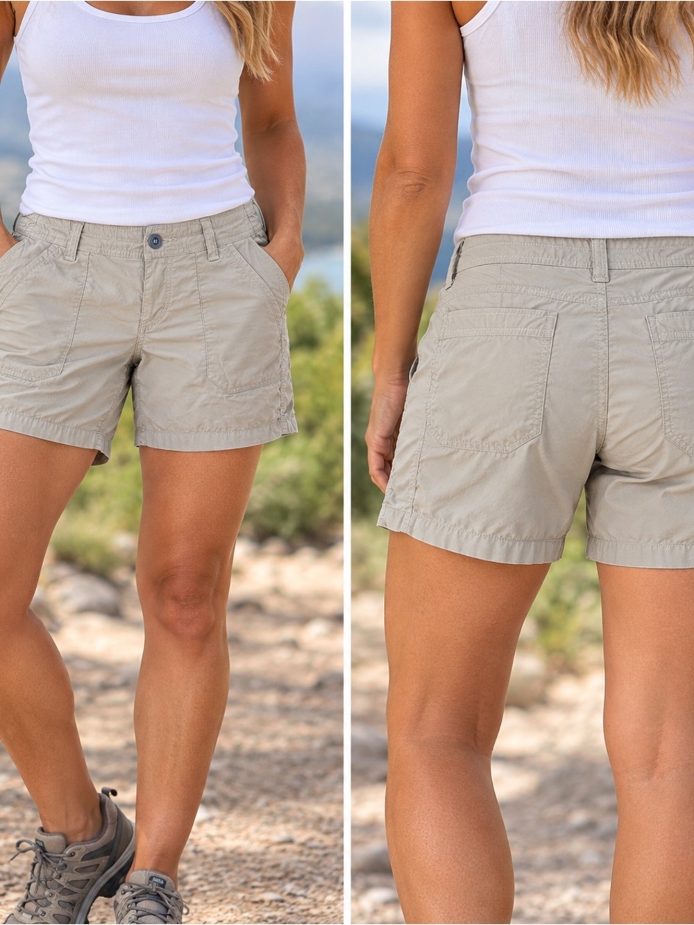 Kuhl Shorts Womens 8 Lightweight Outdoors Stretch Pockets Hike Camping